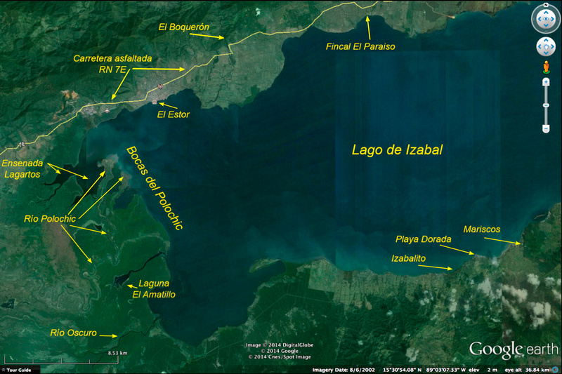 Mapa Bocas Polochic